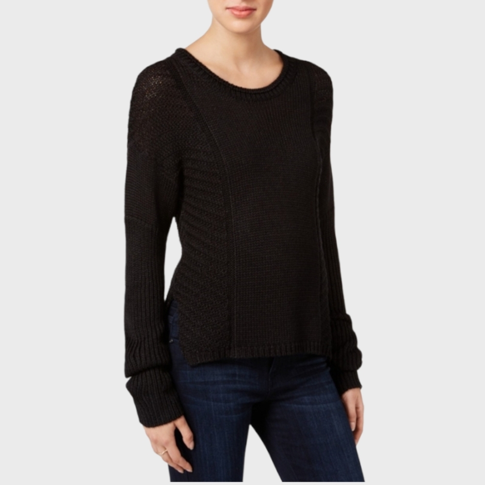 Calvin Klein | Jeans Ribbed Pattern Black Sweater | Size Large | NWOT BRAND NEW
